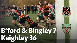 Bradford amp Bingley v Keighley  Match Highlights  Counties 1 Yorkshire [upl. by Lowry]