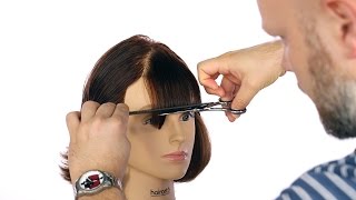 How to Cut Bangs  TheSalonGuy [upl. by Odrick117]