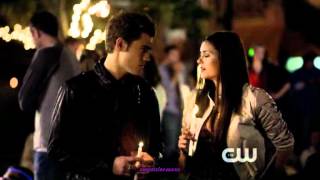 The Vampire Diaries Stefan and Elena we meet we talked 1x02 [upl. by Halsey45]