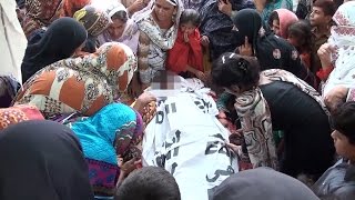 Funeral for murdered Pakistani internet star as brother admits murdering her for family honour [upl. by Salba439]