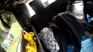 Four people camping in a 2 door Jeep Wrangler [upl. by Arised]