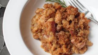 Quick Cassoulet Recipe  French Pork and Bean Casserole [upl. by Teeniv686]