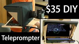 Howto 35 DIY Teleprompter for LCD or iPad [upl. by Notsej17]