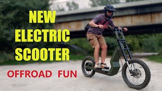 New Electric Scooter V Zero OffRoad Fun [upl. by Nuahsak71]