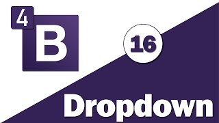 16   Bootstrap 4 Tutorial  Components  Dropdowns [upl. by Wistrup]