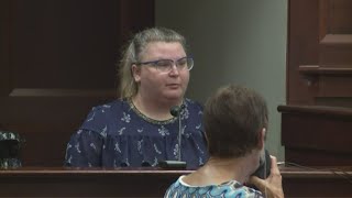 Rosenbaum trial Jennifer Rosenbaums sister testifies she saw redness on childs thigh [upl. by Winnah374]