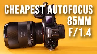 The Cheapest 85mm f14 portrait lens  Meike 85 MIX 14 Autofocus FF Nikon ZSony E [upl. by Vevine580]