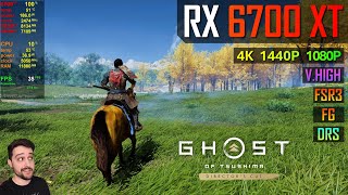 RX 6700 XT  Ghost of Tsushima [upl. by Eetsirk]