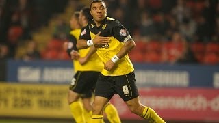 FANTASTIC GOAL Troy Deeney scores a cracking volley against Charlton Athletic [upl. by Wilscam778]