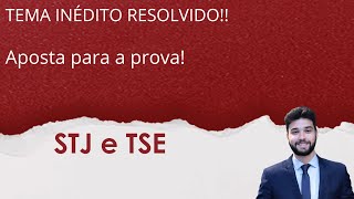 STJ e TSE  Tema quente para a prova  Discursiva na Prática [upl. by Heloise776]