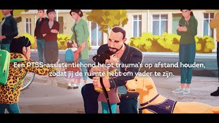 KNGF opent werelden I PTSSassistentiehond I tvcommercial I De wereld van Roland [upl. by Mart649]