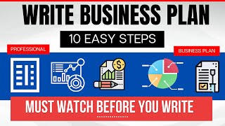 How to Write a Business Plan Step by Step in 2024 [upl. by Mitzi]