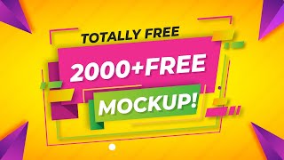 2000 Free Mockup Collection Free Download PSD  Ai [upl. by Fredel]