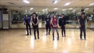 UKiss Standing Still mirrored Dance Practice [upl. by Merceer203]