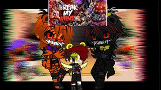 🇷🇺🇺🇸 Past Aftons React to Break My mind by dagamesGacha club My AU13 [upl. by Eilla]