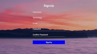 Signup page in HTML and CSS  Signup form using HTML and CSS [upl. by Eissat]