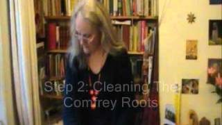 How To Make Comfrey Ointment Part 1 [upl. by Enimsay]