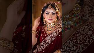 রাকিবের বউ অন্তরার বউ সাজ  Bridal Makeover Shorts YouTubeShorts [upl. by Corbin]