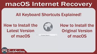 How to Use Internet Recovery to Reinstall macOS  All Options [upl. by Pfeffer100]