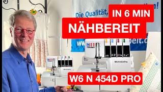 WERTARBEIT Overlock W6 N 454D Pro – Die AllinOne Overlock für Perfekte Nähprojekte [upl. by Aicissej648]