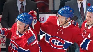 Canadiens score twice in two seconds to set NHL record [upl. by Nor]