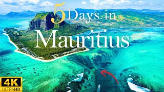 How to spend 5 Days in MAURITIUS Perfect Itinerary  Underwater Waterfall [upl. by Grinnell]