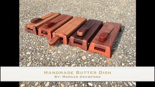 Handmade Wooden Butter Dish [upl. by Berlin]