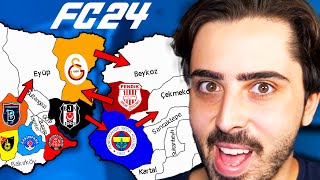 İSTANBUL ŞEHRİNİ HANGİ TAKIM ELE GEÇİRECEK  FC 24 HARİTA KAPIŞMASI [upl. by Naxor]