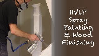 HVLP Spray Painting Stairs amp Wainscoting Staircase Renovation Episode 3 [upl. by Ennyrb508]