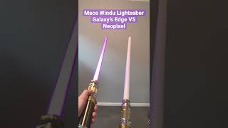 Mace Windu Lightsaber Disney VS Neopixel [upl. by Aserehc]