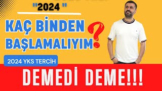 Tercih Yaparken Kaç Bin Sıralamadan Başlamalıyım  YKS Tercih [upl. by Eladroc]