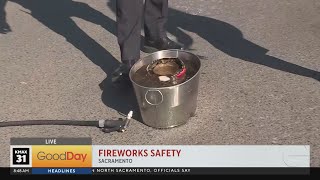 Fireworks safety with Sac Metro Fire [upl. by Giliana]