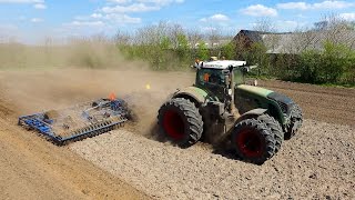 Såbedsharvning  DalBo Cultimax 10 meter Fendt 930 Vario TMS  SKAMSTRUP [upl. by Neilla]