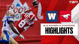 Winnipeg Blue Bombers vs Calgary Stampeders  CFL HIGHLIGHTS [upl. by Danieu111]