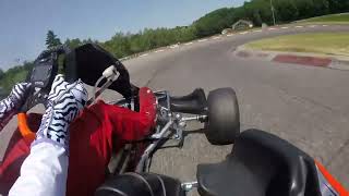 Kartbahn Ampfing one lap Rotax max senior 125cc [upl. by Royall723]