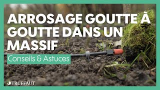 Installer un arrosage goutteàgoutte Gardena dans un massif  Truffaut [upl. by Girvin893]