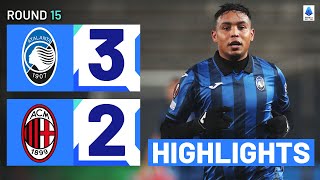 ATALANTAMILAN 32  HIGHLIGHTS  Muriel edges Milan with a work of art  Serie A 202324 [upl. by Kendall]