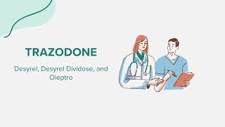 Trazodone Desyrel Desyrel Dividose and Oleptro  Drug Rx Information [upl. by Enhpad]