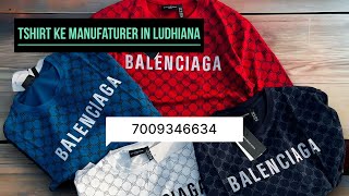 Tshirt manufacturer of ludhiana Tshirt ke Wholesaller in ludhiana khatri fashions [upl. by Ellehcirt]