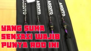 review Rod Daiwa Ardito 601 MLS SD Lenght 180 Cm Line 716 Lb Cast WT 316  58 Oz One Piece [upl. by Olethea]