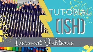 Inktense Tutorial and Background [upl. by Greenburg373]