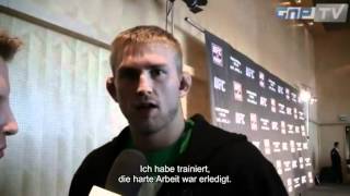 UFC on Fuel TV 2  Alexander Gustafsson quotIch gewinne durch KO in Runde einsquot [upl. by Netloc]