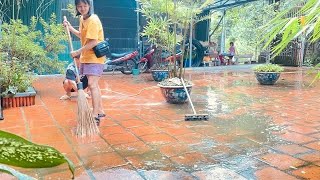 Experience the amazing homemade moss brushTrần Thạo vlog [upl. by Eseila]