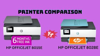 HP Officejet 8015e vs 8028e Printer Comparison [upl. by Ehttam]