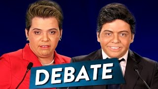 DEBATE DILMA vs AÉCIO [upl. by Nylodnewg]