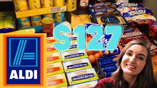 Aldi vs Walmart Prices Comparison Grocery haul STOCK UP [upl. by Nidnarb]