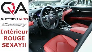 2018 Toyota Camry  Lintérieur est SUBLIME  Essai complet partie 26 [upl. by Siraj38]