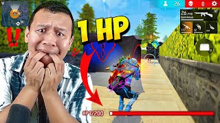 1 HP Only Most Difficult Challenge in Free Fire 😬 Tonde Gamer [upl. by Hepzi]