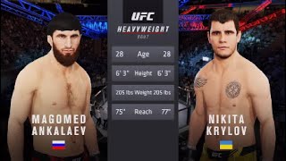 UFC 4  Magomed Ankalaev vs Nikita Krylov [upl. by Remled337]