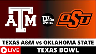 TEXAS AampM VS OKLAHOMA STATE LIVE  NCAAF Texas Bowl Game Score Dec 27 2023 [upl. by Anairol]